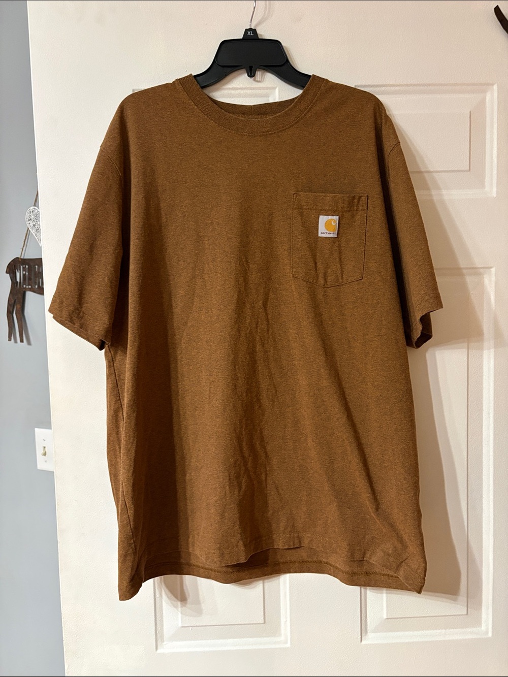 Carhartt Brown Chest-Pocket Tee